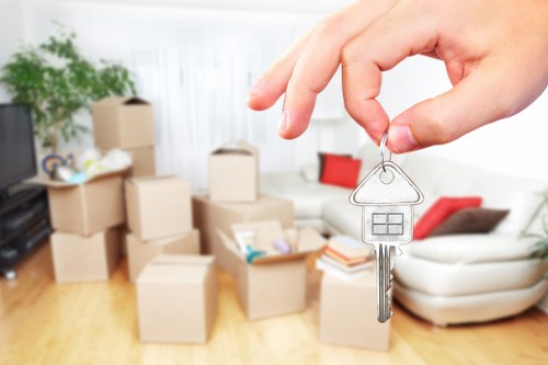 Careful handling of furniture during a local removal in Elmpark