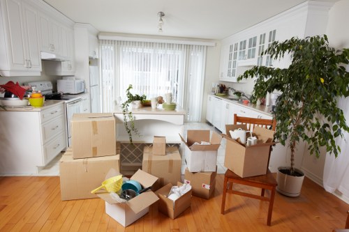 Modern Elmpark storage unit with neatly stored items