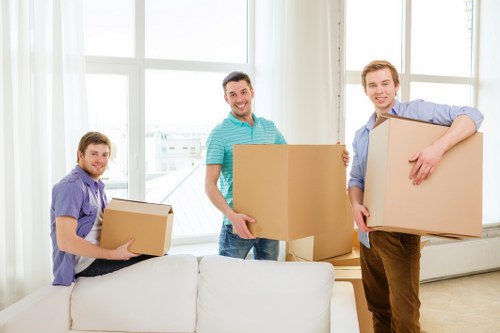 Quote estimate discussion using cubic-yard measurement for stored belongings